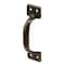 Prime-Line 4 in. Antique Brass, Stamped Steel Sash Lift (Single Pack) F 2875 - alternate 1